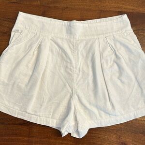 Abercrombie & Fitch linen blend pull on shorts